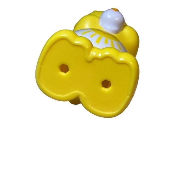 Vintage CARE BEAR Yellow Funshine Plastic Figurine Burger King - Picture 9 of 9